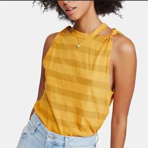 Free people spliced neck tank